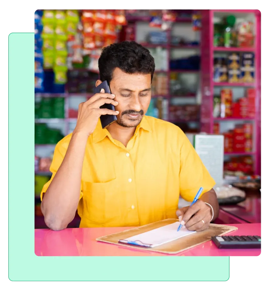 Local shopkeeper representing our customer base