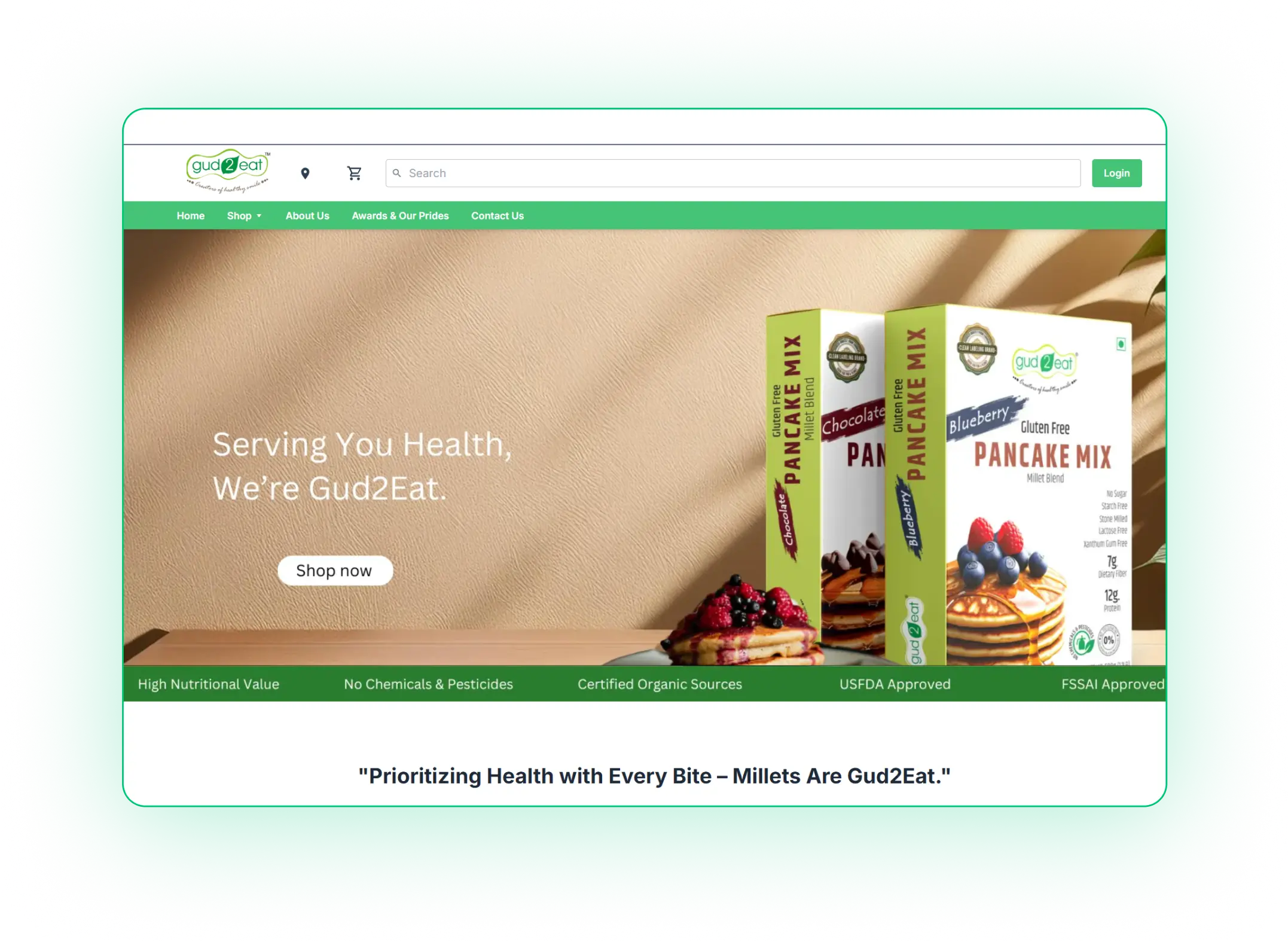 Client website built using Bharatrath platform